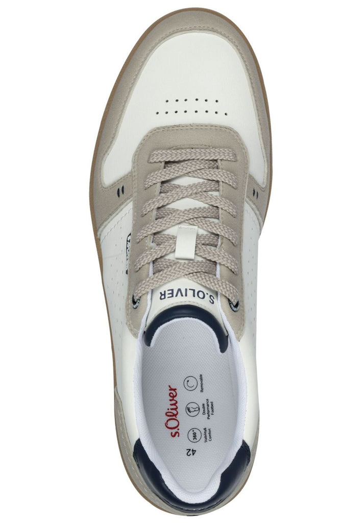 s.Oliver Sneaker Leder/Textil Weiß