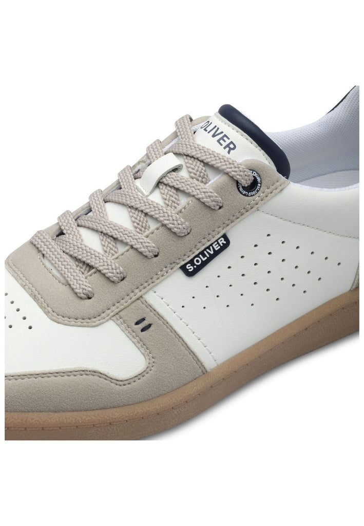s.Oliver Sneaker Leder/Textil Weiß