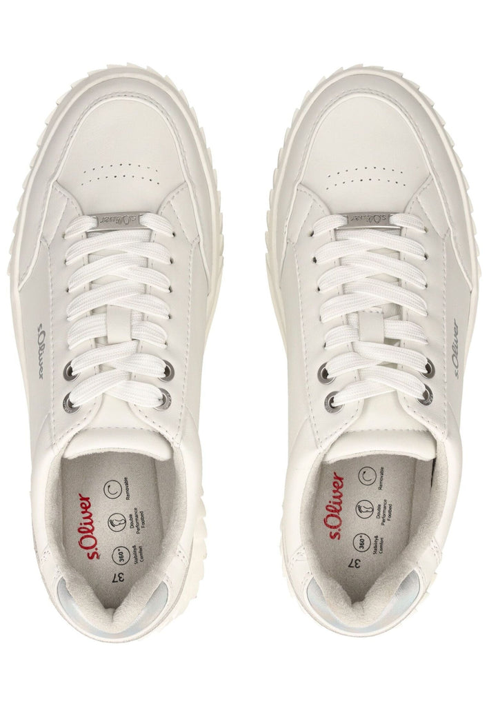s.Oliver Sneaker Leder Weiß