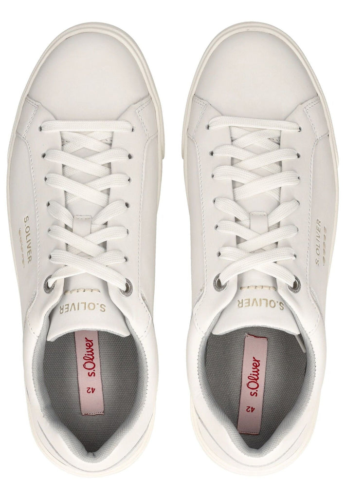 s.Oliver Sneaker Leder Weiß