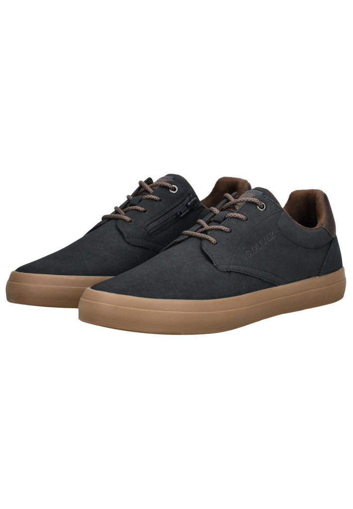 s.Oliver Sneaker Lederimitat Dunkelblau