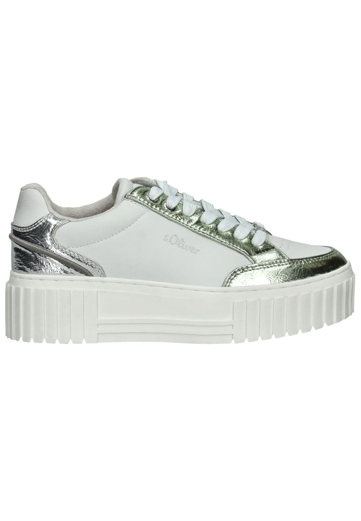 s.Oliver Sneaker Lederimitat Metallic