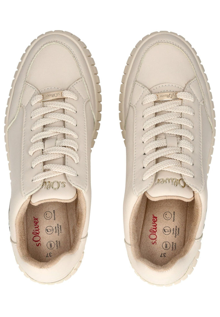 s.Oliver Sneaker Lederimitat Nude