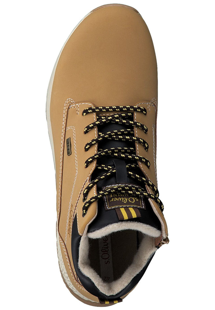 s.Oliver Sneaker Lederimitat/Textil Corn