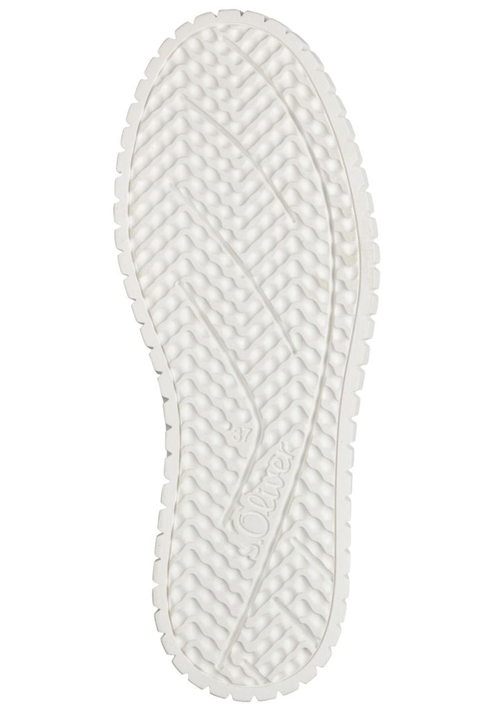 s.Oliver Sneaker Lederimitat Weiß/Rosa