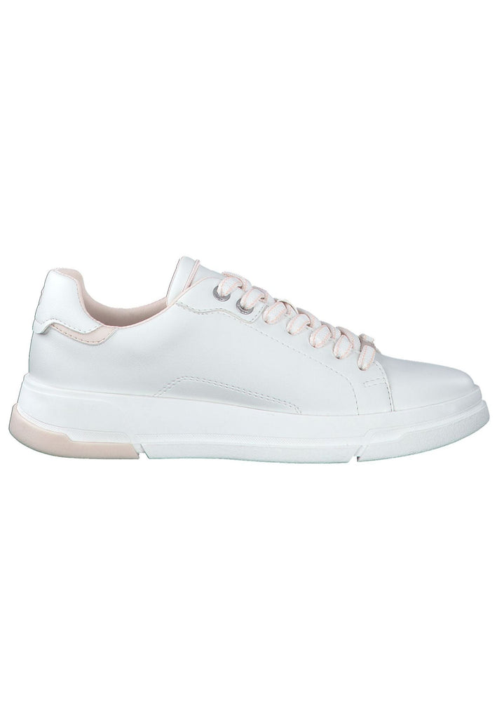 s.Oliver Sneaker Lederimitat Weiß/Rosa