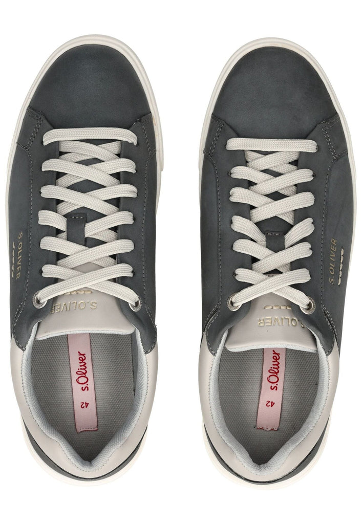 s.Oliver Sneaker Nubukleder Blau
