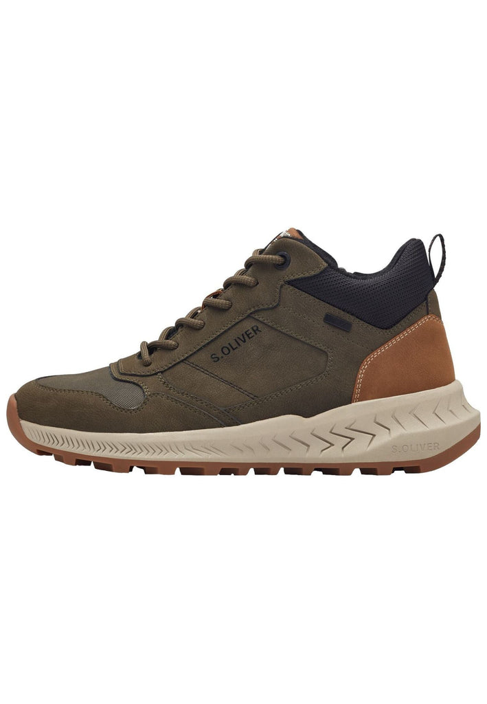 Sneaker s.Oliver Sneaker Lederimitat/Textil Khaki