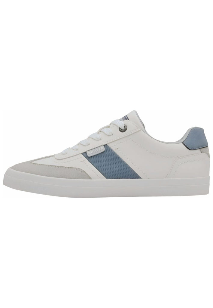 Sneaker s.Oliver Sneaker Synthetik Weiß/Blau