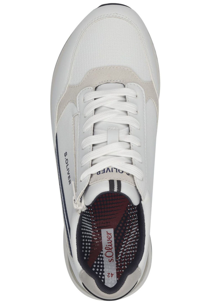 s.Oliver Sneaker Synthetik Weiß