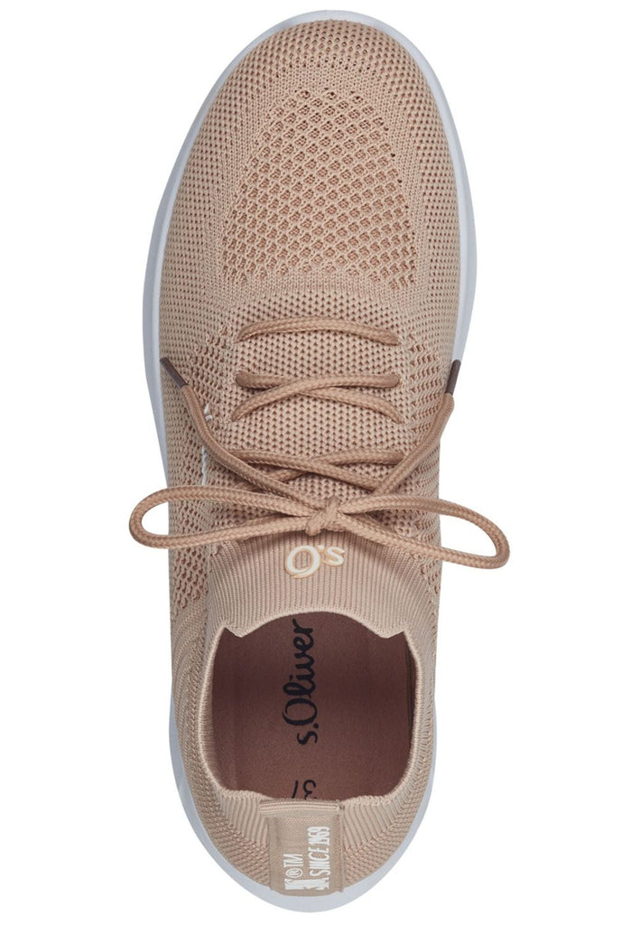 s.Oliver Sneaker Textil Beige