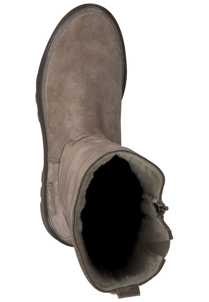 s.Oliver Stiefel Veloursleder Sand Warmfutter