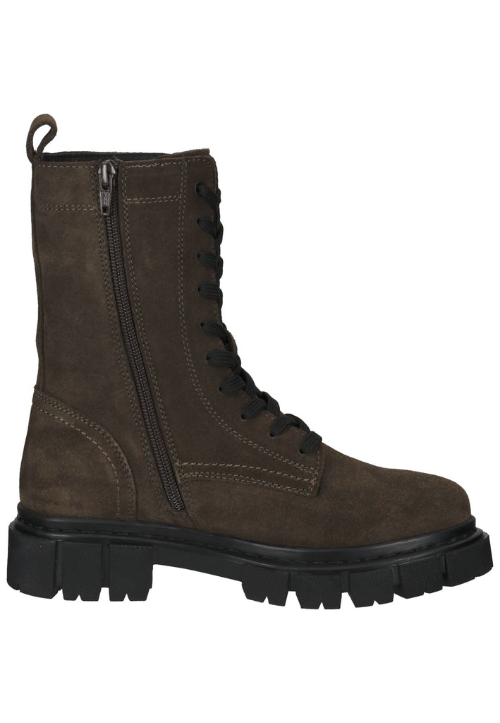 s.Oliver Stiefelette Leder Khaki