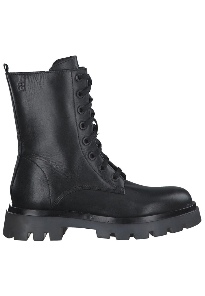 s.Oliver Stiefelette Leder Schwarz