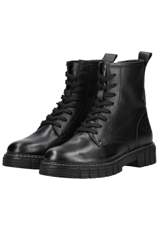 s.Oliver Stiefelette Leder Schwarz