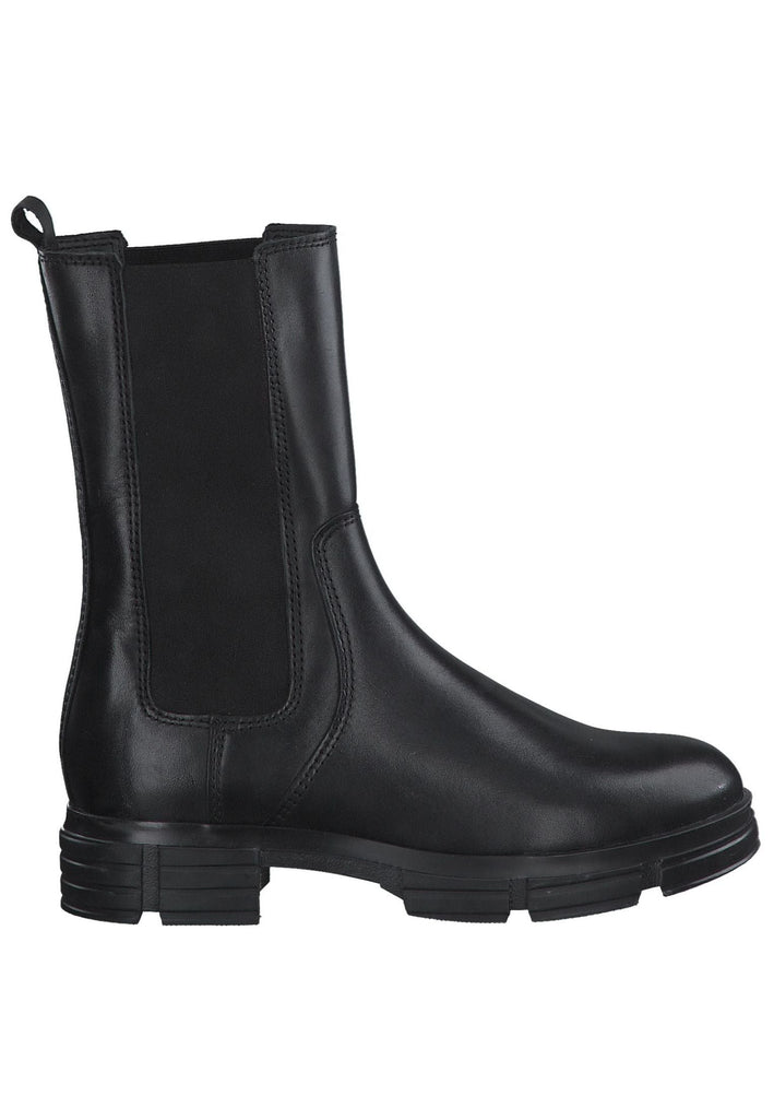 s.Oliver Stiefelette Leder/Textil Schwarz