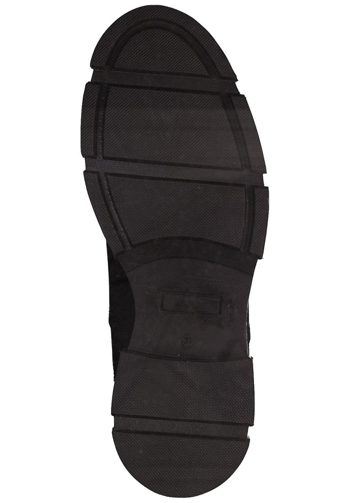 s.Oliver Stiefelette Leder/Textil Schwarz