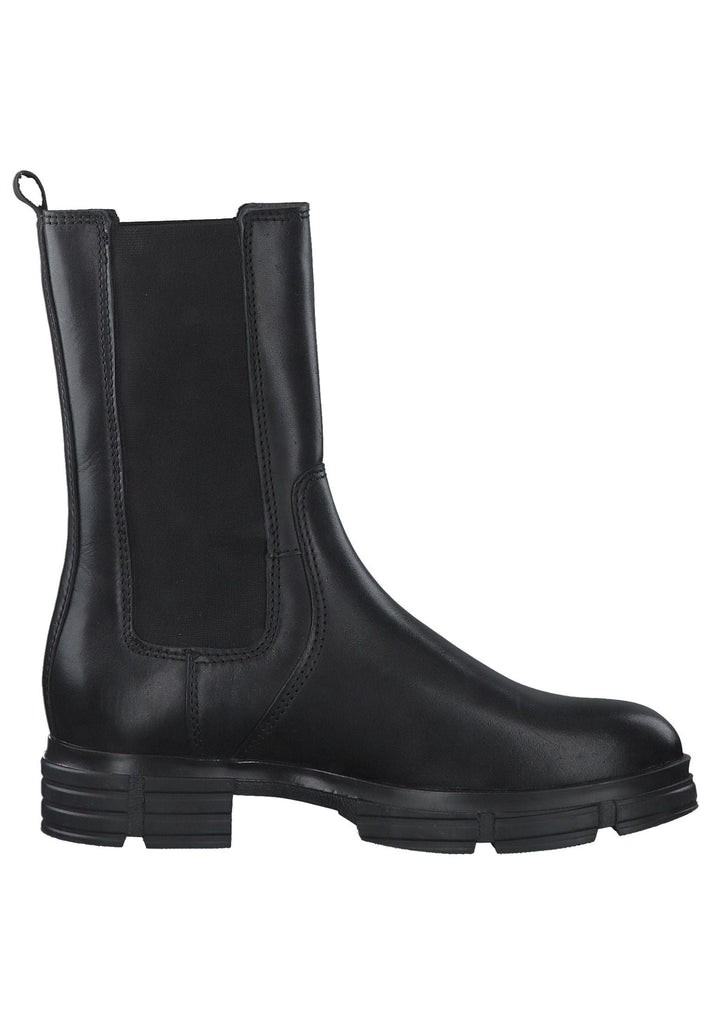 s.Oliver Stiefelette Leder/Textil Schwarz