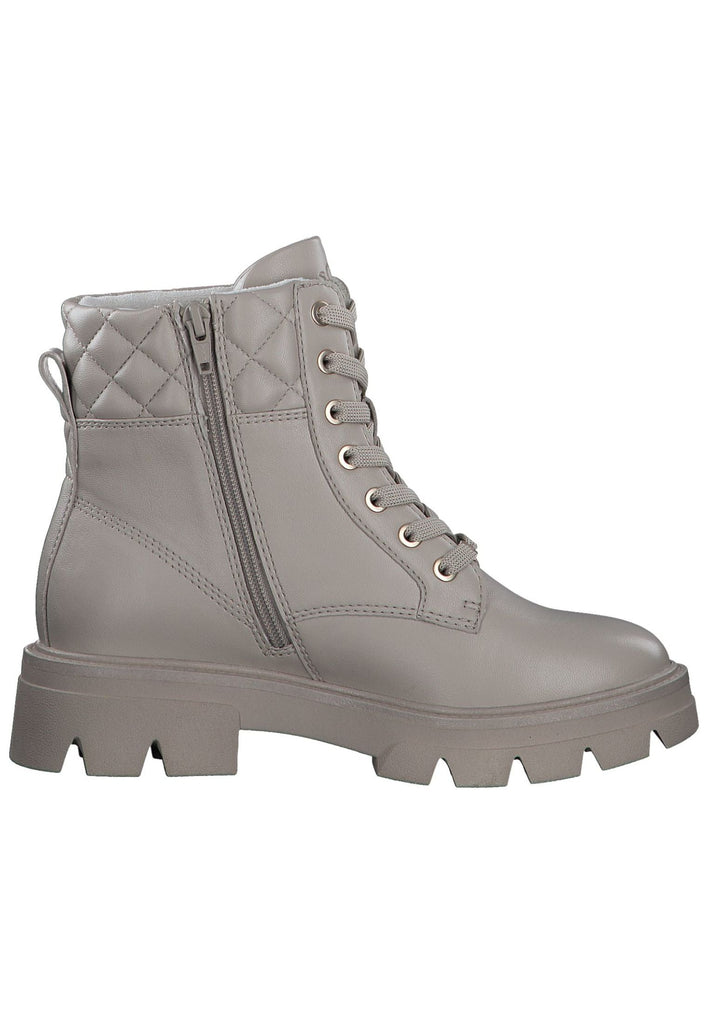 s.Oliver Stiefelette Lederimitat Ivory