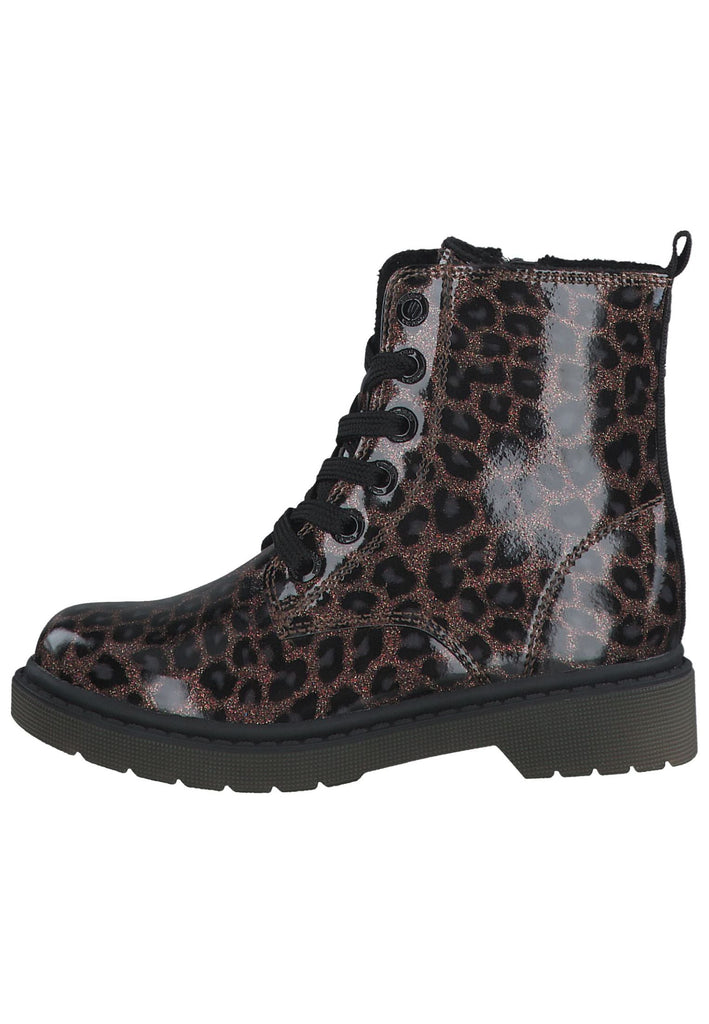 s.Oliver Stiefelette Lederimitat Leopard