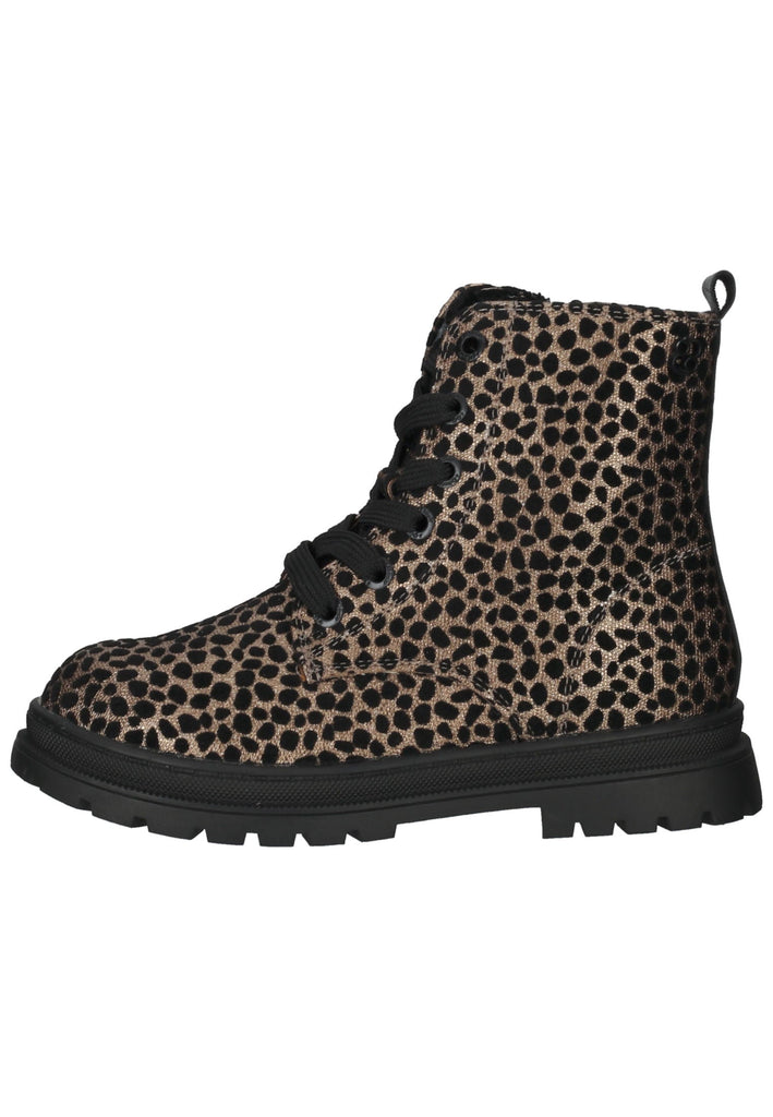 s.Oliver Stiefelette Lederimitat Leopard Warmfutter