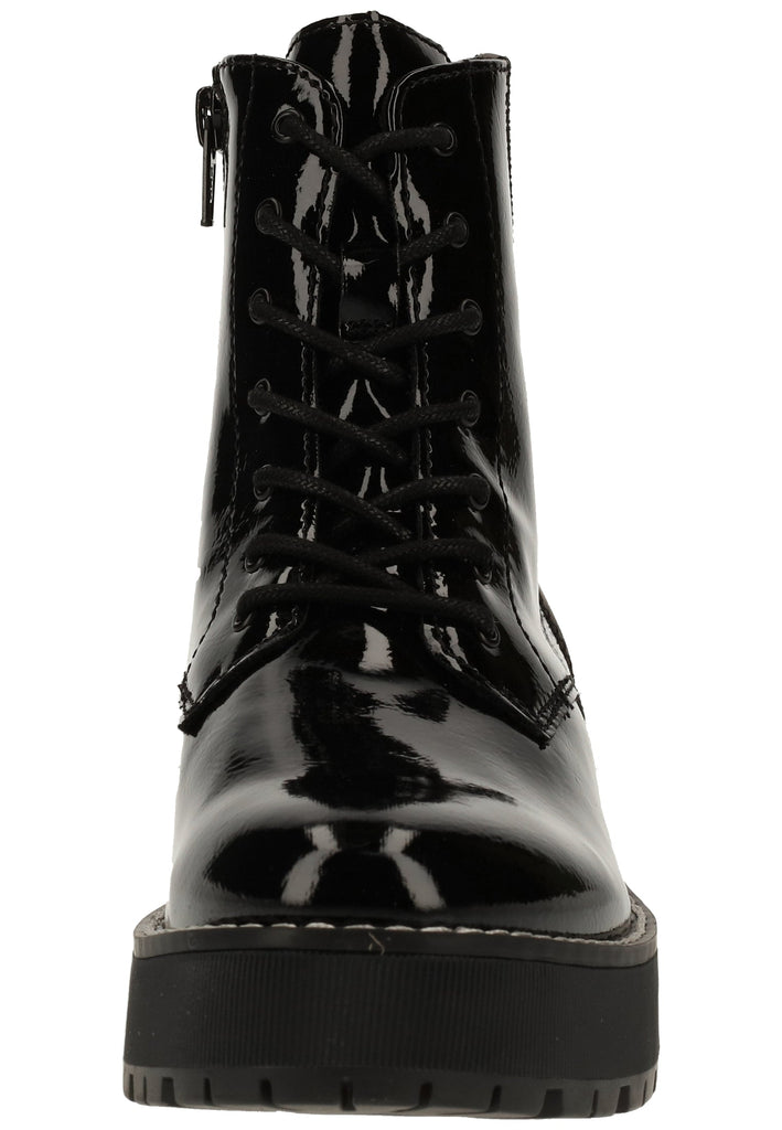 s.Oliver Stiefelette Lederimitat Schwarz