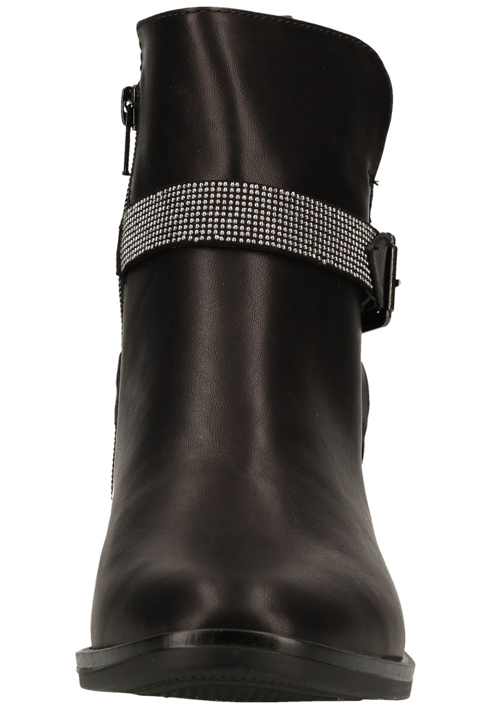 s.Oliver Stiefelette Lederimitat Schwarz