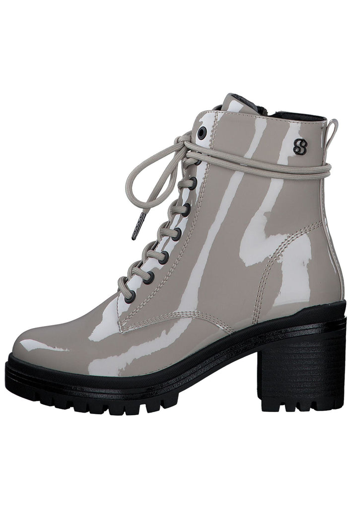 s.Oliver Stiefelette Lederimitat Taupe