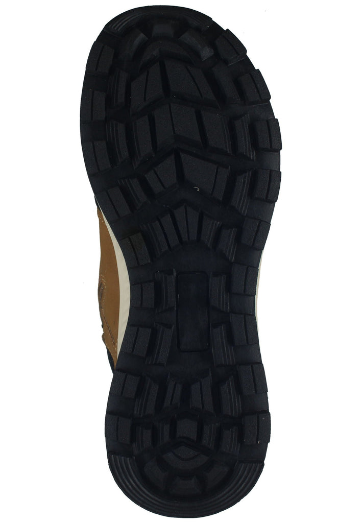 s.Oliver Stiefelette Lederimitat/Textil Camel