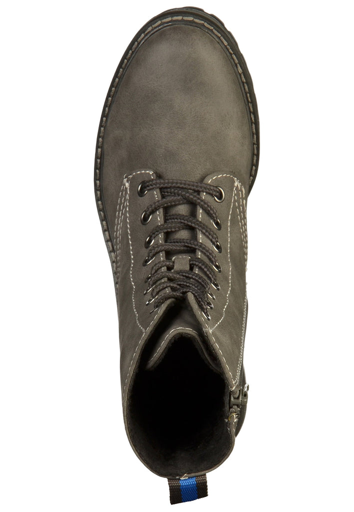 s.Oliver Stiefelette Lederimitat/Textil Graphit