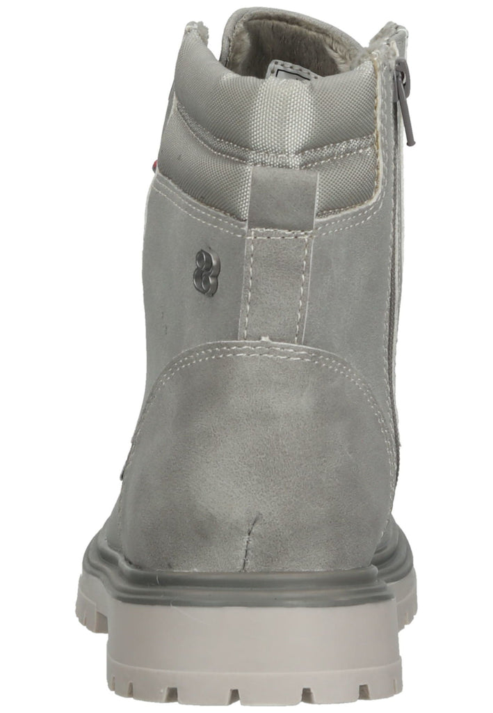 s.Oliver Stiefelette Lederimitat/Textil Grau