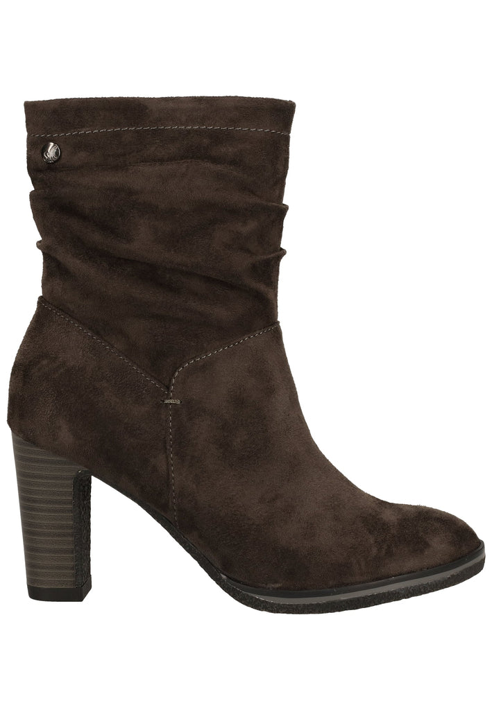 s.Oliver Stiefelette Lederimitat/Textil Grau