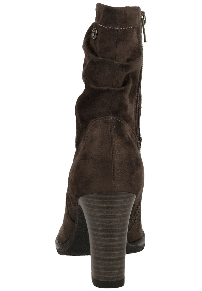 s.Oliver Stiefelette Lederimitat/Textil Grau