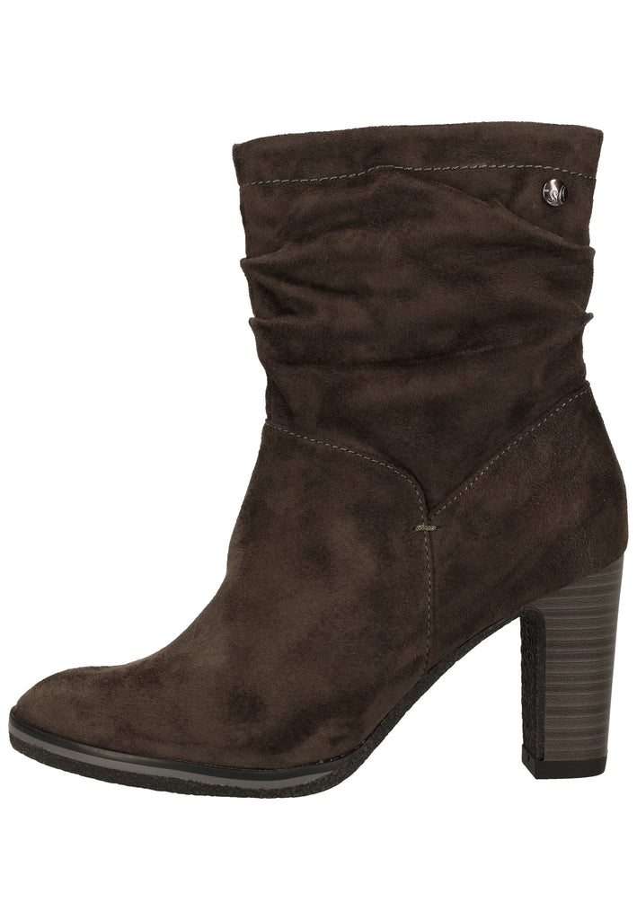 s.Oliver Stiefelette Lederimitat/Textil Grau