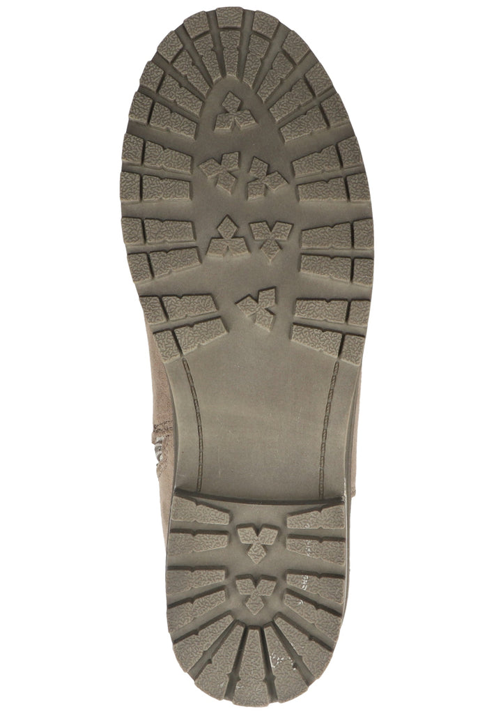 s.Oliver Stiefelette Lederimitat/Textil Grau Warmfutter