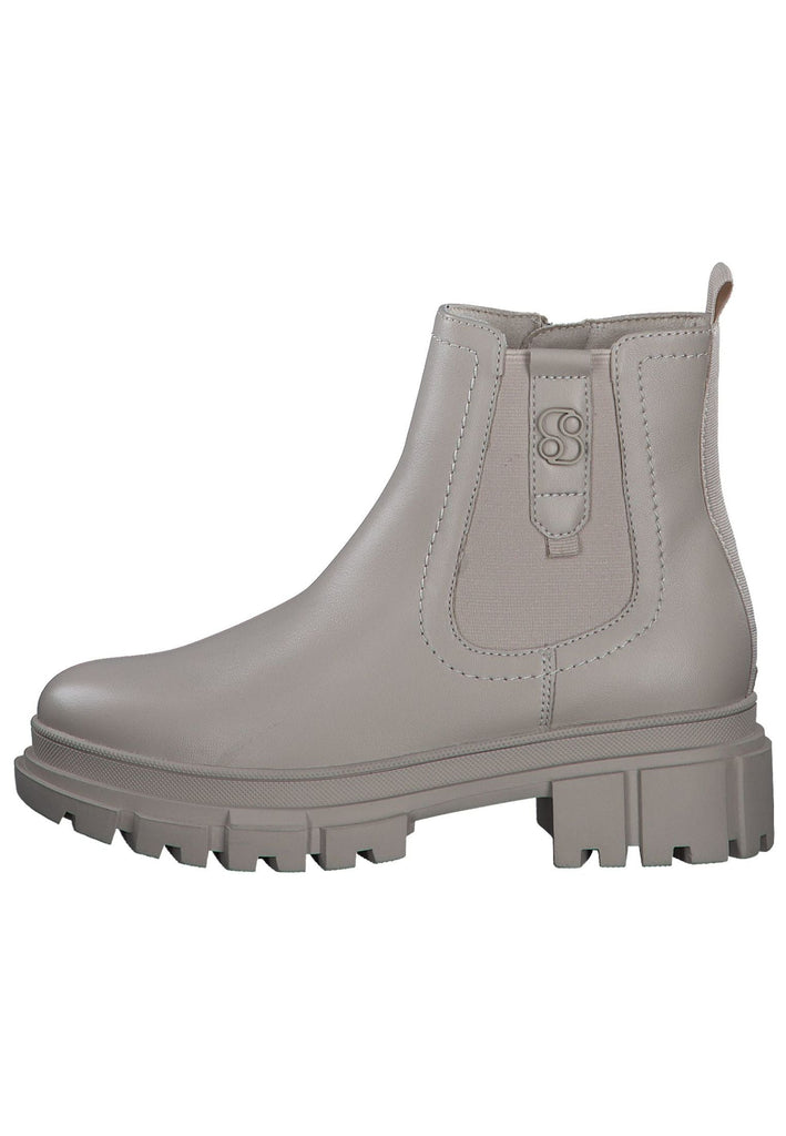 s.Oliver Stiefelette Lederimitat/Textil Ivory
