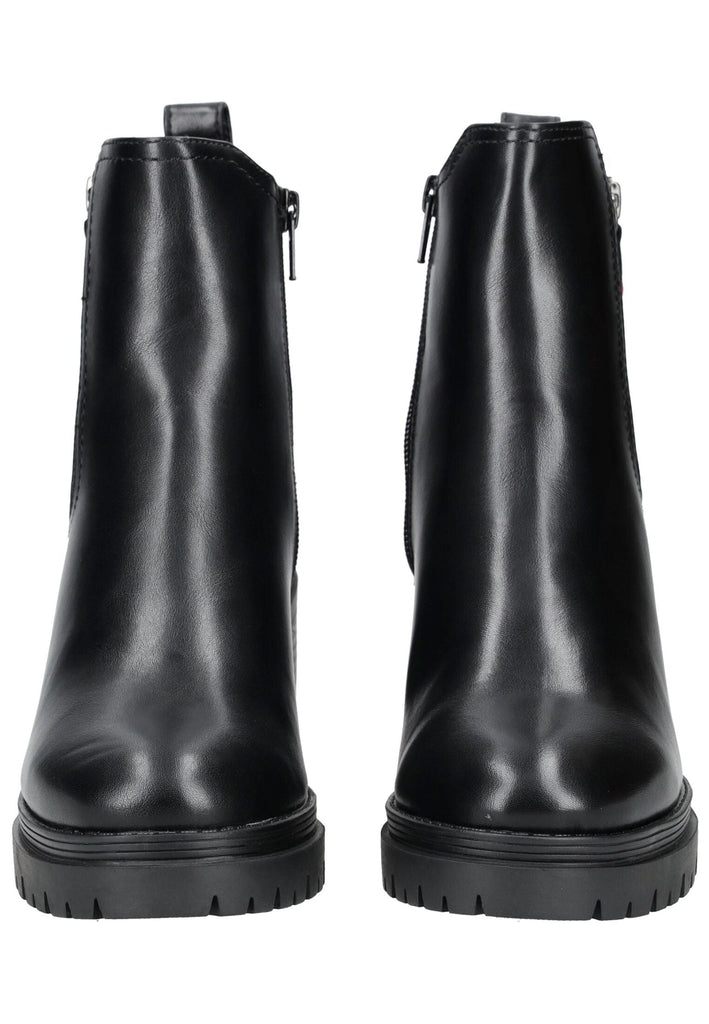 s.Oliver Stiefelette Lederimitat/Textil Schwarz