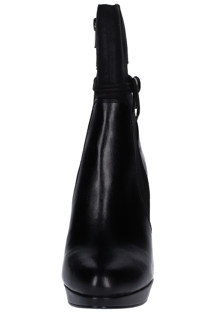 s.Oliver Stiefelette Lederimitat/Textil Schwarz