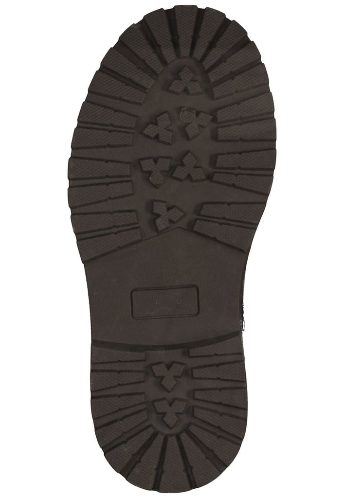 s.Oliver Stiefelette Lederimitat/Textil Schwarz/Grün