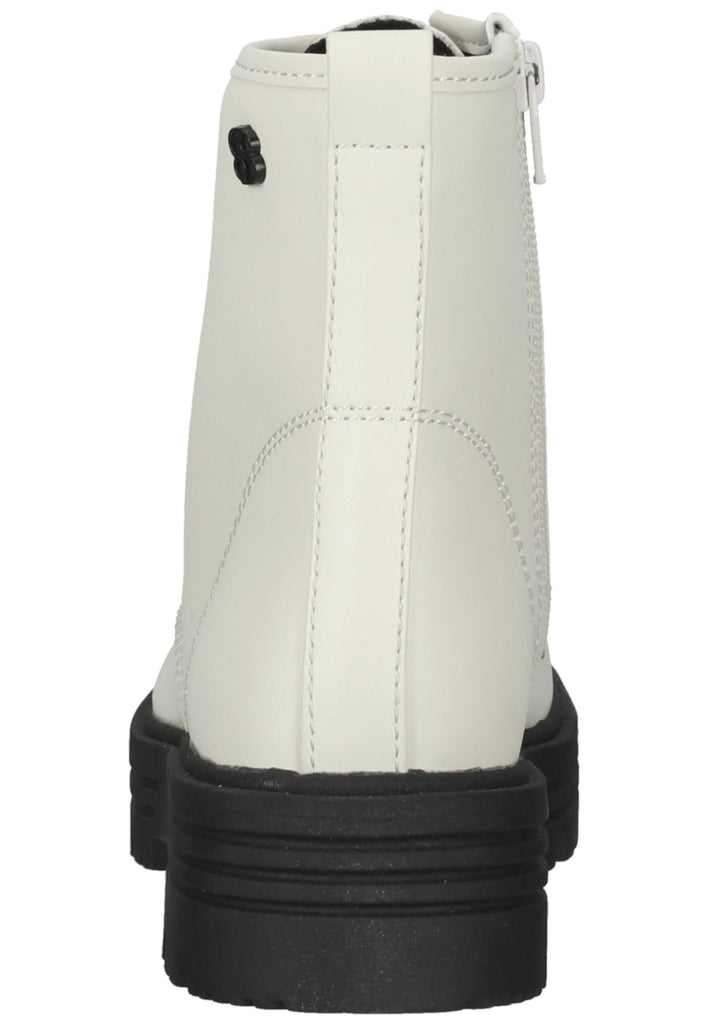 s.Oliver Stiefelette Lederimitat Weiß