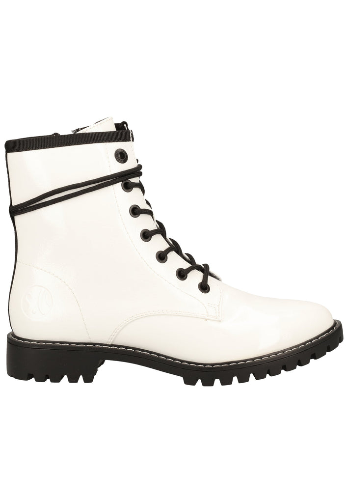 s.Oliver Stiefelette Lederimitat Weiß