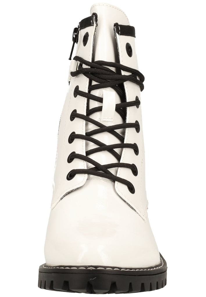 s.Oliver Stiefelette Lederimitat Weiß