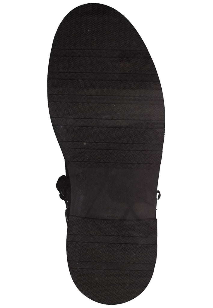 s.Oliver Stiefelette Nubukleder Schwarz Warmfutter