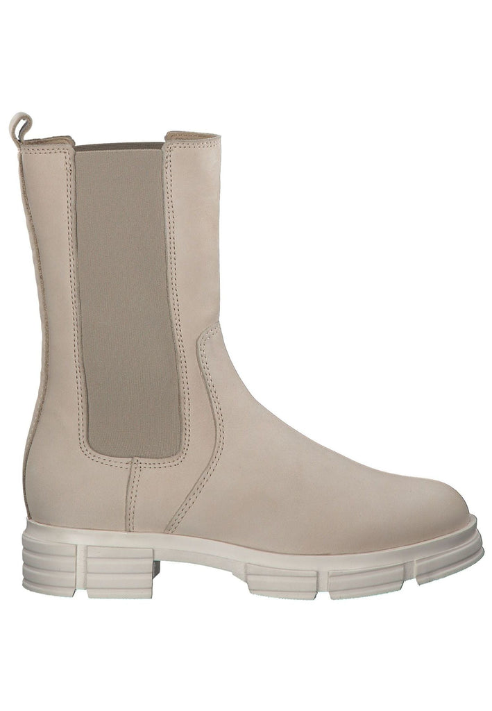 s.Oliver Stiefelette Nubukleder/Textil Beige