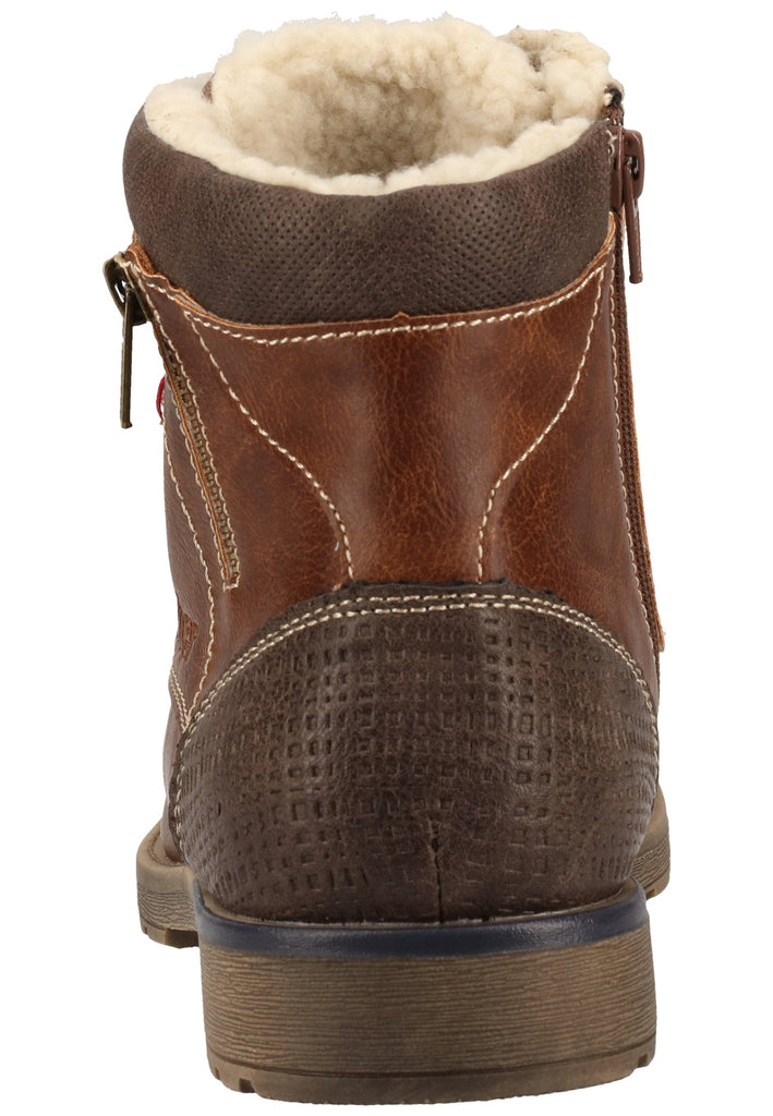 s.Oliver Stiefelette Synthetik Braun Warmfutter