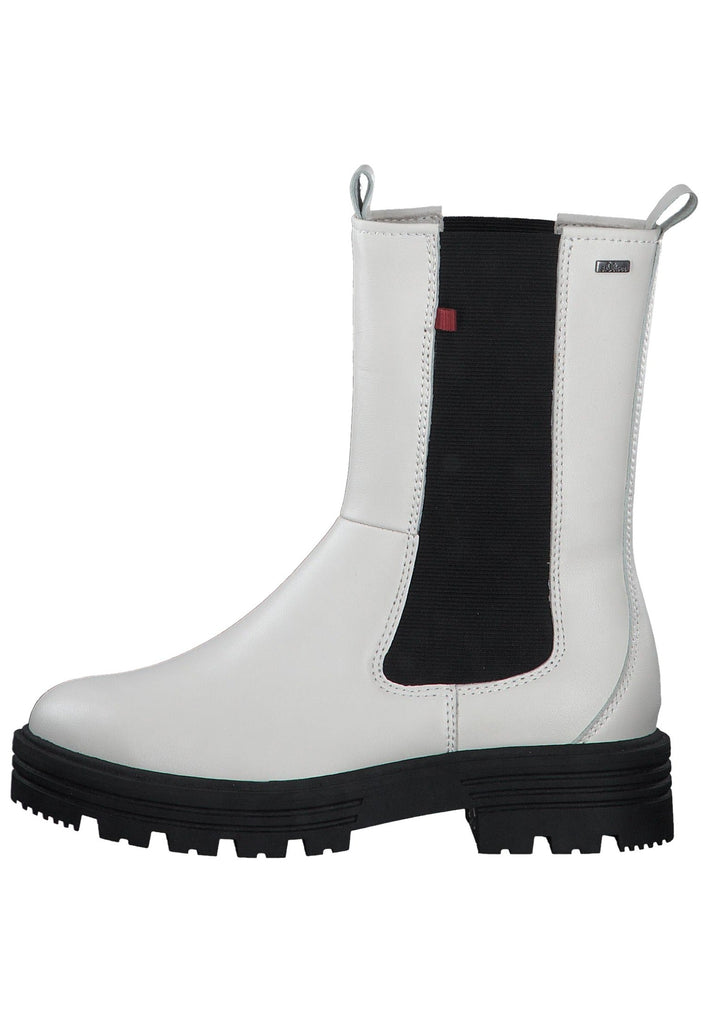 s.Oliver Stiefelette Synthetik Cream