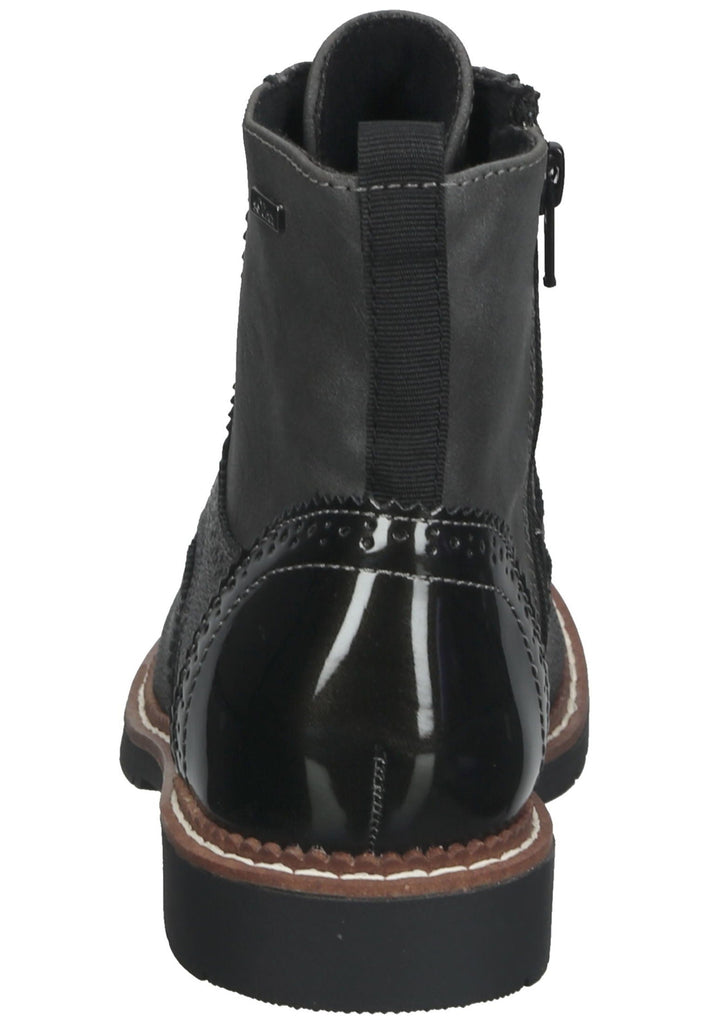 s.Oliver Stiefelette Synthetik Grau