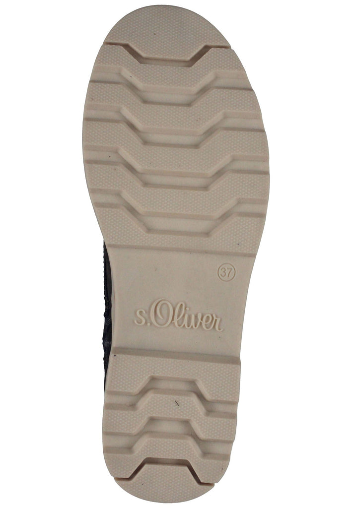 s.Oliver Stiefelette Synthetik Olive