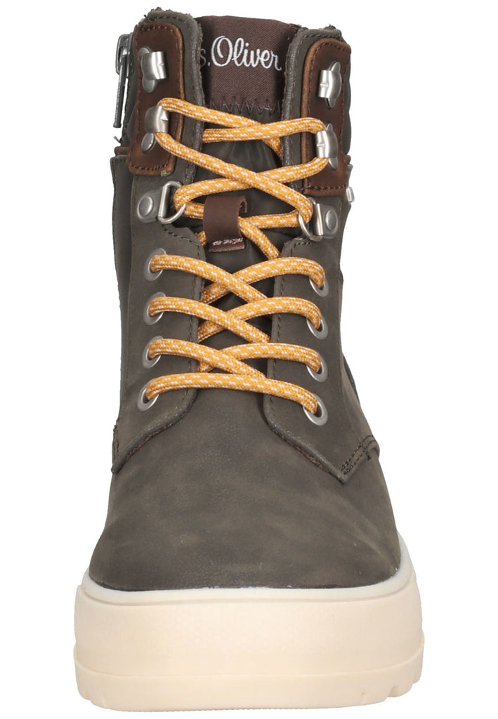 s.Oliver Stiefelette Synthetik Olive