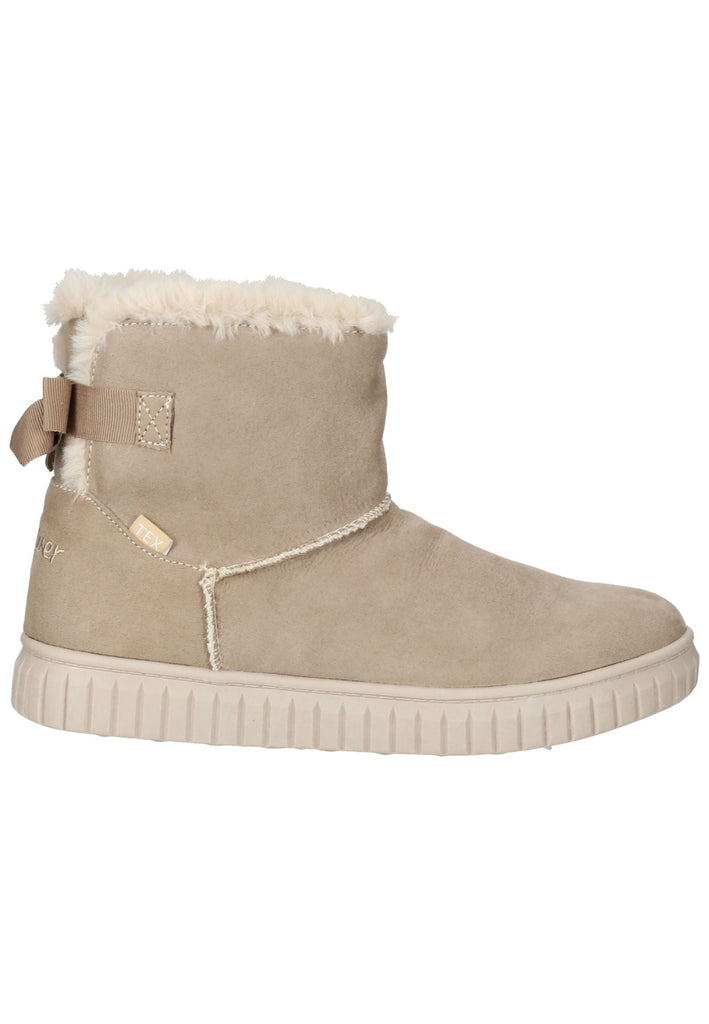s.Oliver Stiefelette Textil Beige